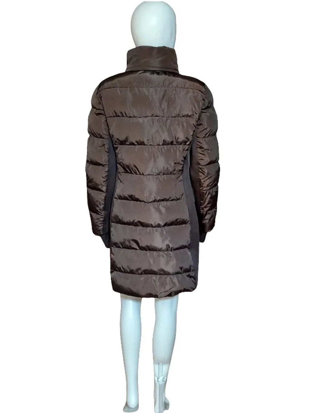 Michael Kors Puffer Coat In Chocolate
